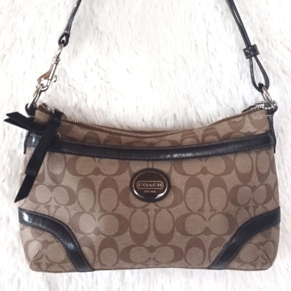 Coach Handbags - Coach Signature Brown Purse